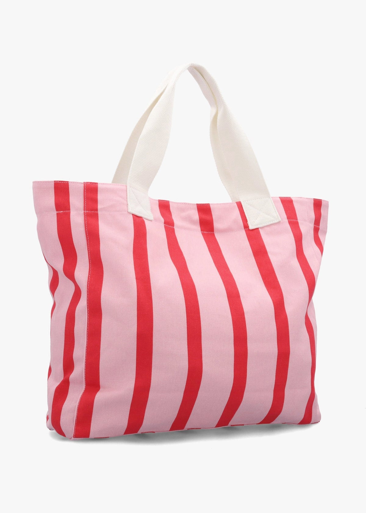 Emily Striped Cherry Blossom Tote Bag
