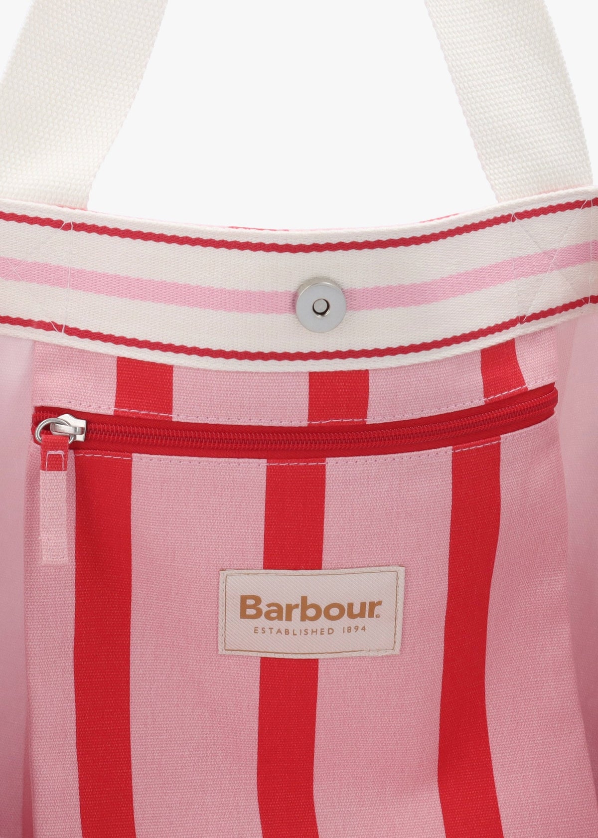 Emily Striped Cherry Blossom Tote Bag