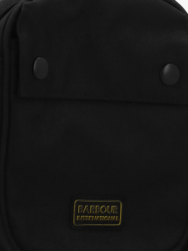 Unisex Knockhill Essentials Classic Black Cross-Body Bag