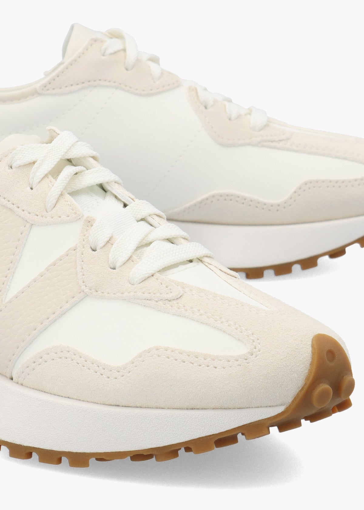 Women’s 327 Beige White Trainers