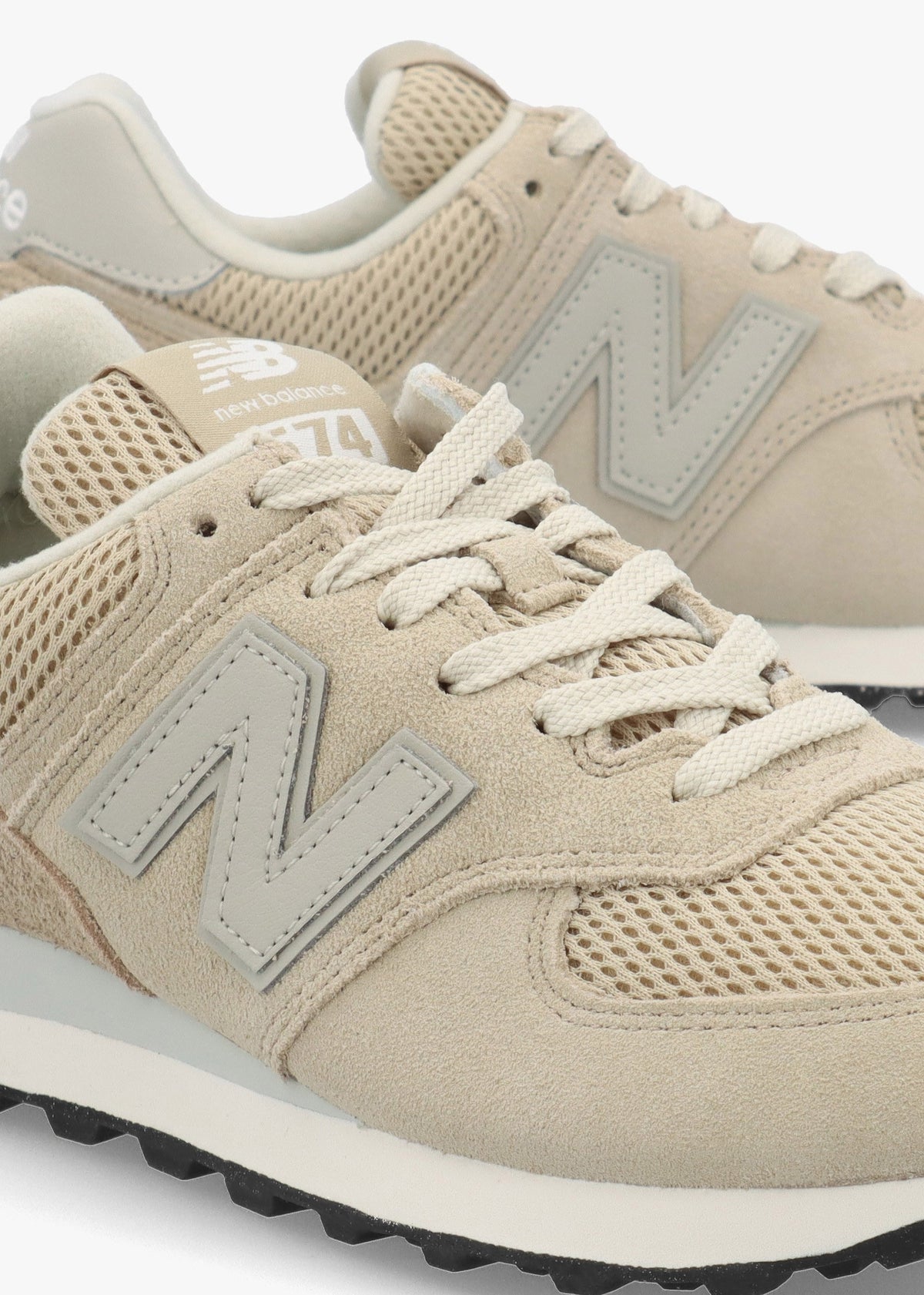 Women’s 574 Beige White Trainers