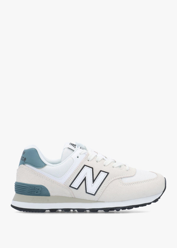Women’s 574 Darker Grey Matter White Trainers