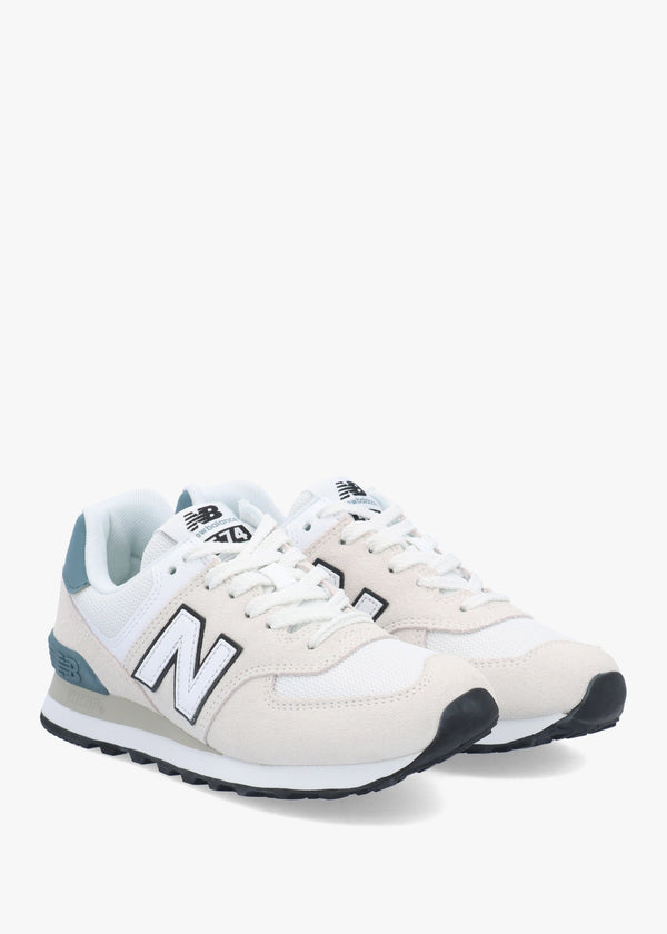 Women’s 574 Darker Grey Matter White Trainers