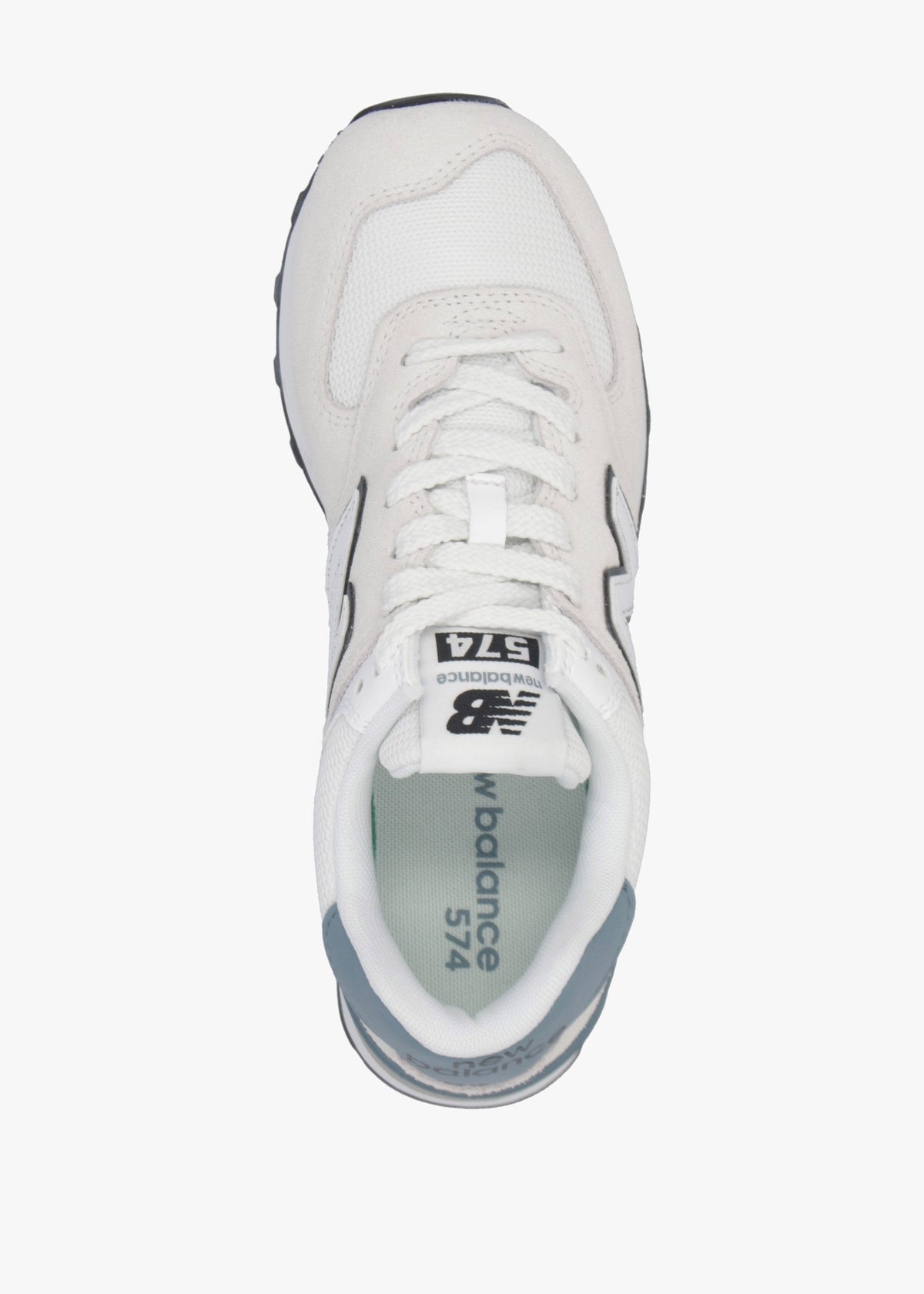 Women’s 574 Darker Grey Matter White Trainers