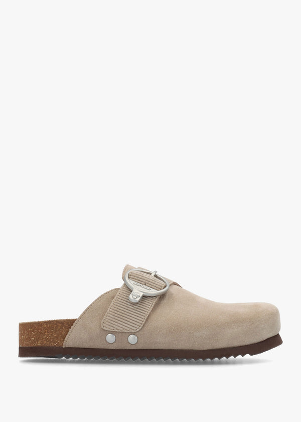 Kyra Taupe Closed Toe Sandals