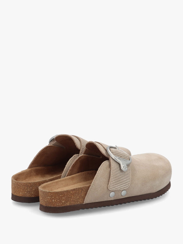 Kyra Taupe Closed Toe Sandals