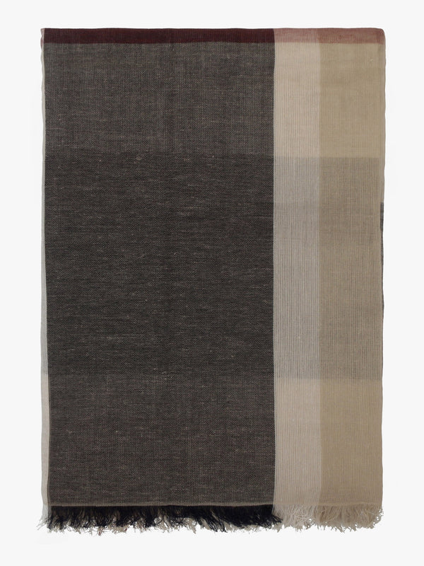 Esther Rosewood Tartan Scarf