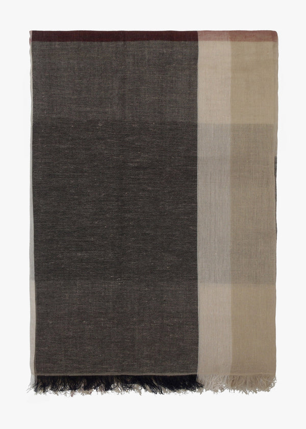 Esther Rosewood Tartan Scarf