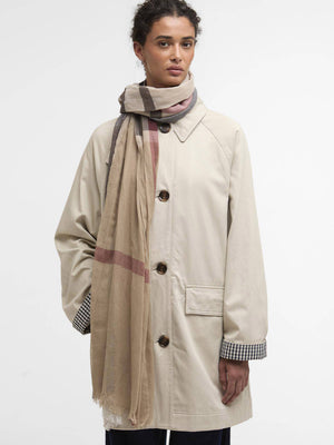 Esther Rosewood Tartan Scarf