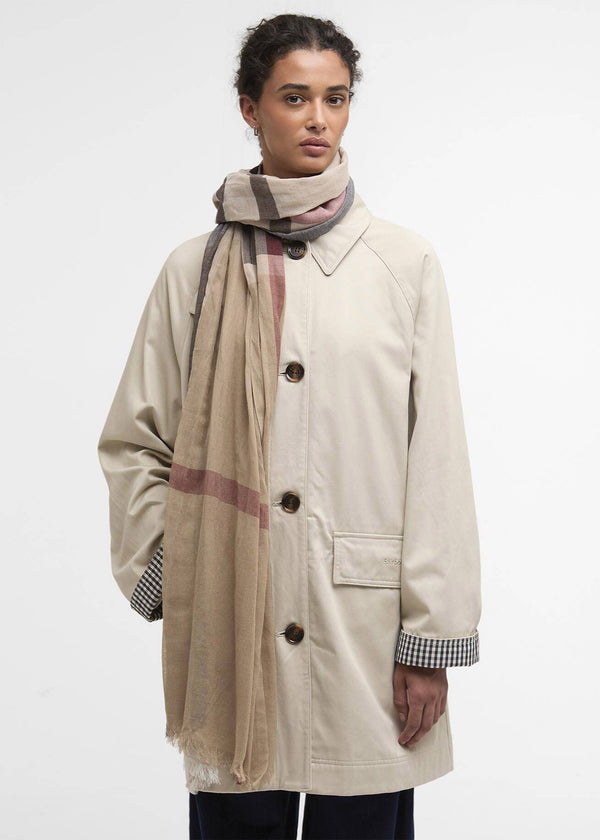 Esther Rosewood Tartan Scarf