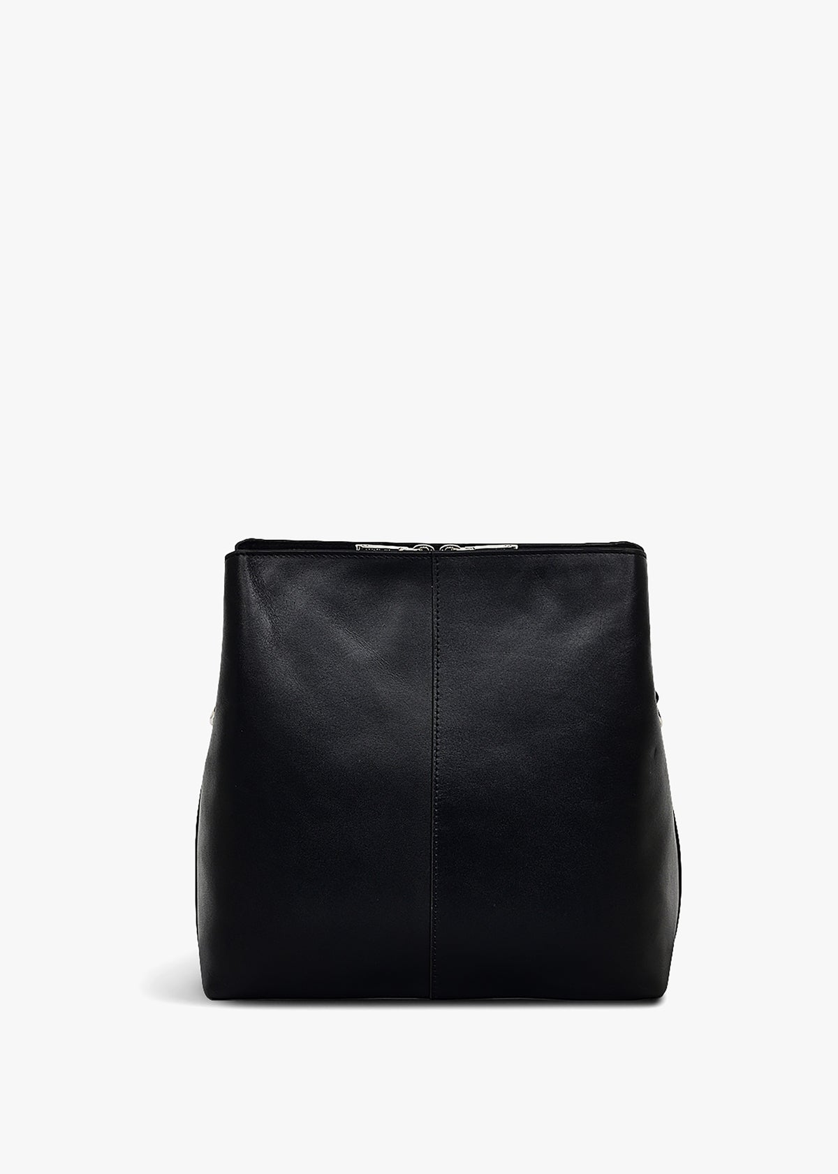 Dukes Place Weave Medium Compartment Black Leather Cross-Body Bag