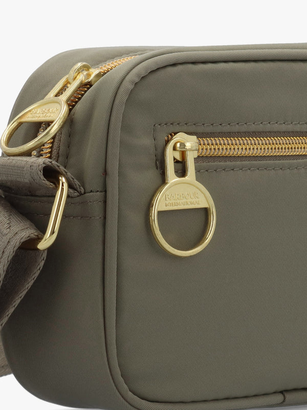 Micro Qualify Dusky Khaki Cross-Body Bag