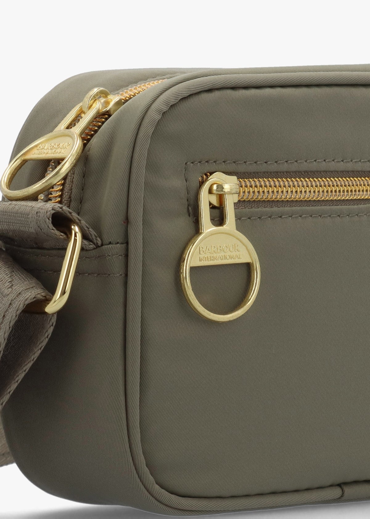 Micro Qualify Dusky Khaki Cross-Body Bag