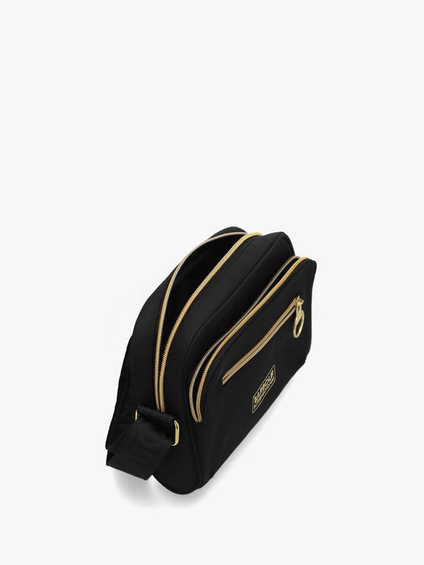 Qualify City Classic Black Cross-Body Bag