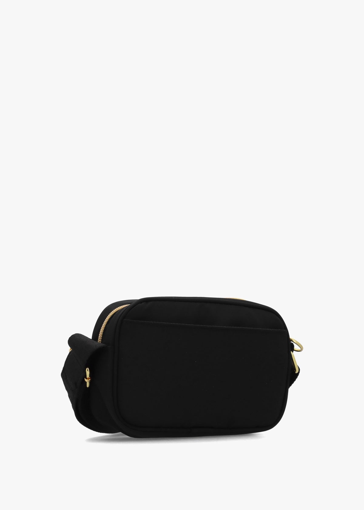 Micro Qualify Black Cross-Body Bag