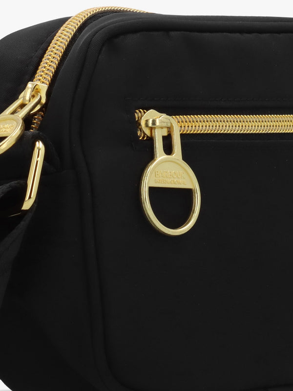 Micro Qualify Black Cross-Body Bag
