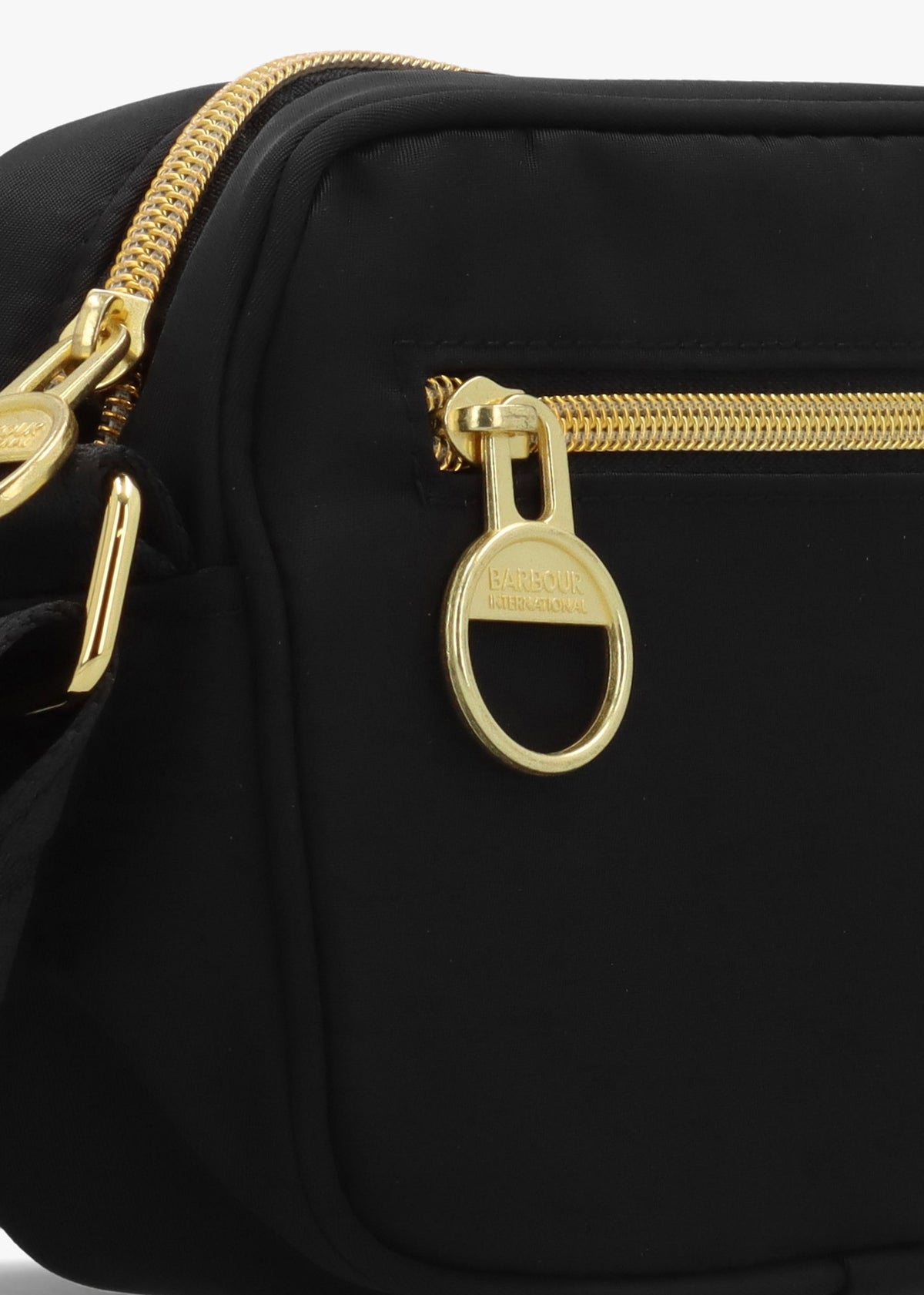 Micro Qualify Black Cross-Body Bag