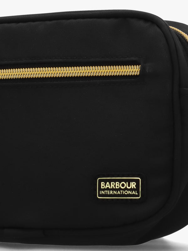 Micro Qualify Black Cross-Body Bag
