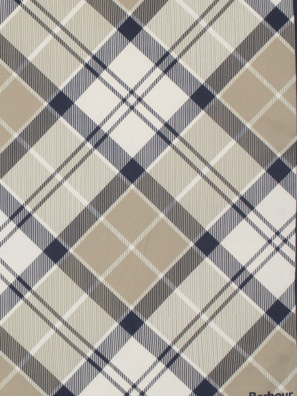 Kinsale Dress Indigo Tartan Neckerchief Scarf