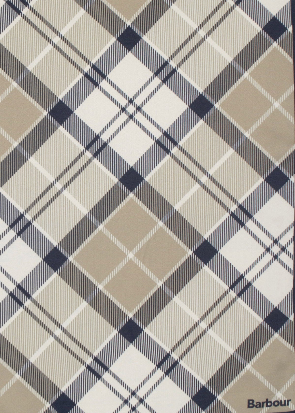 Kinsale Dress Indigo Tartan Neckerchief Scarf
