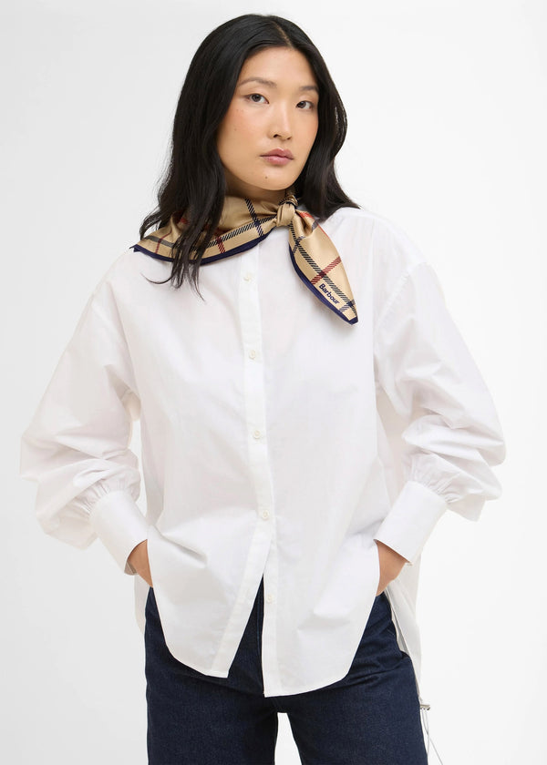 Mackworth Beige Tattersall Neckerchief Scarf