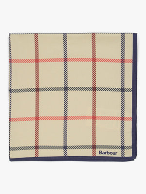 Mackworth Beige Tattersall Neckerchief Scarf
