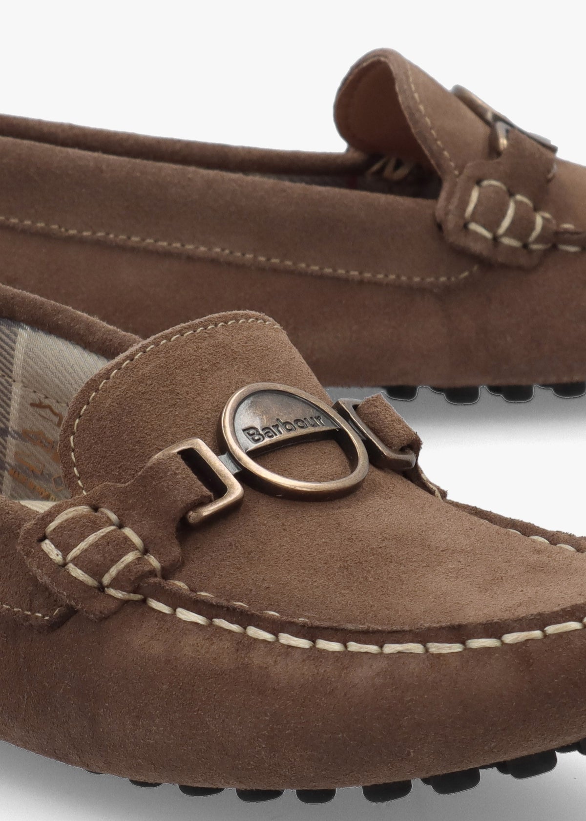 Laire Light Trench Suede Driving Loafers