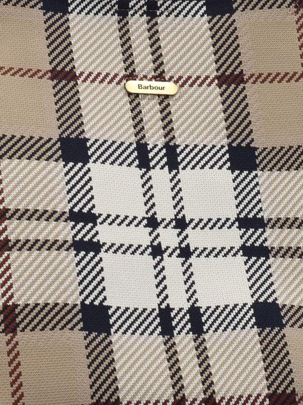 Layla Large Rosewood Tartan Tote Bag