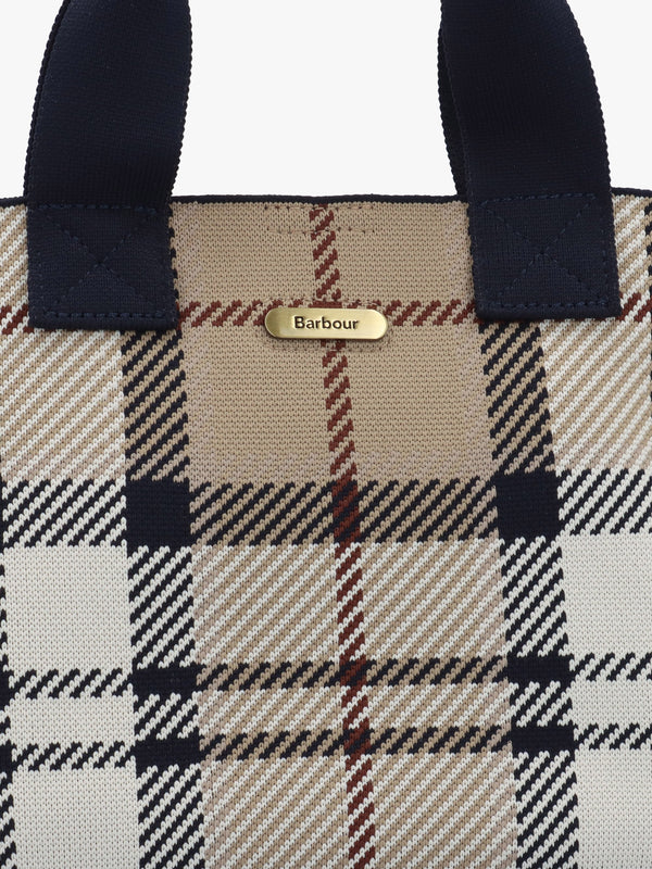 Layla Mini Rosewood Tartan Tote Bag