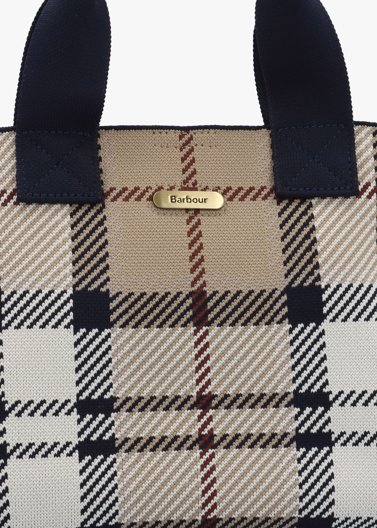Layla Mini Rosewood Tartan Tote Bag