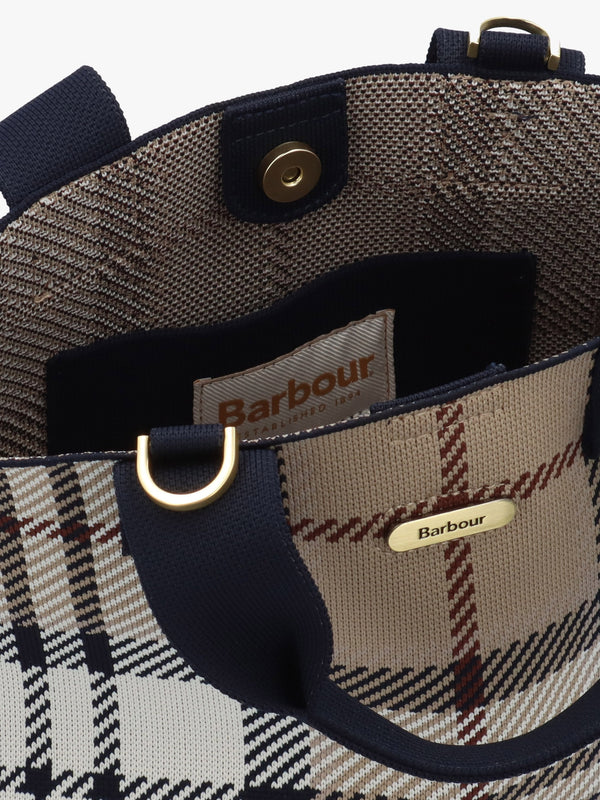 Layla Mini Rosewood Tartan Tote Bag
