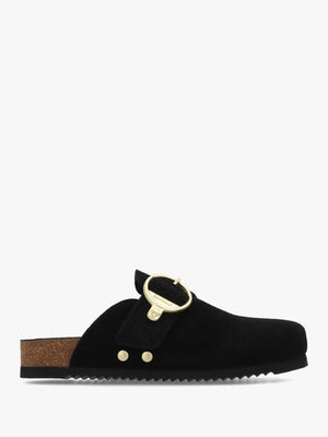Kyra Black Closed Toe Sandals