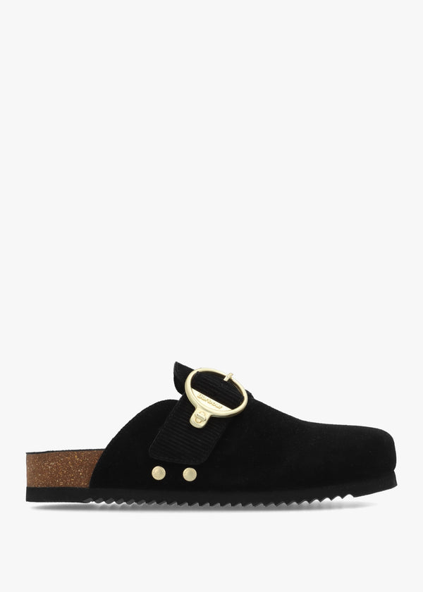 Kyra Black Closed Toe Sandals