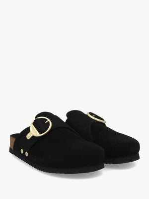 Kyra Black Closed Toe Sandals