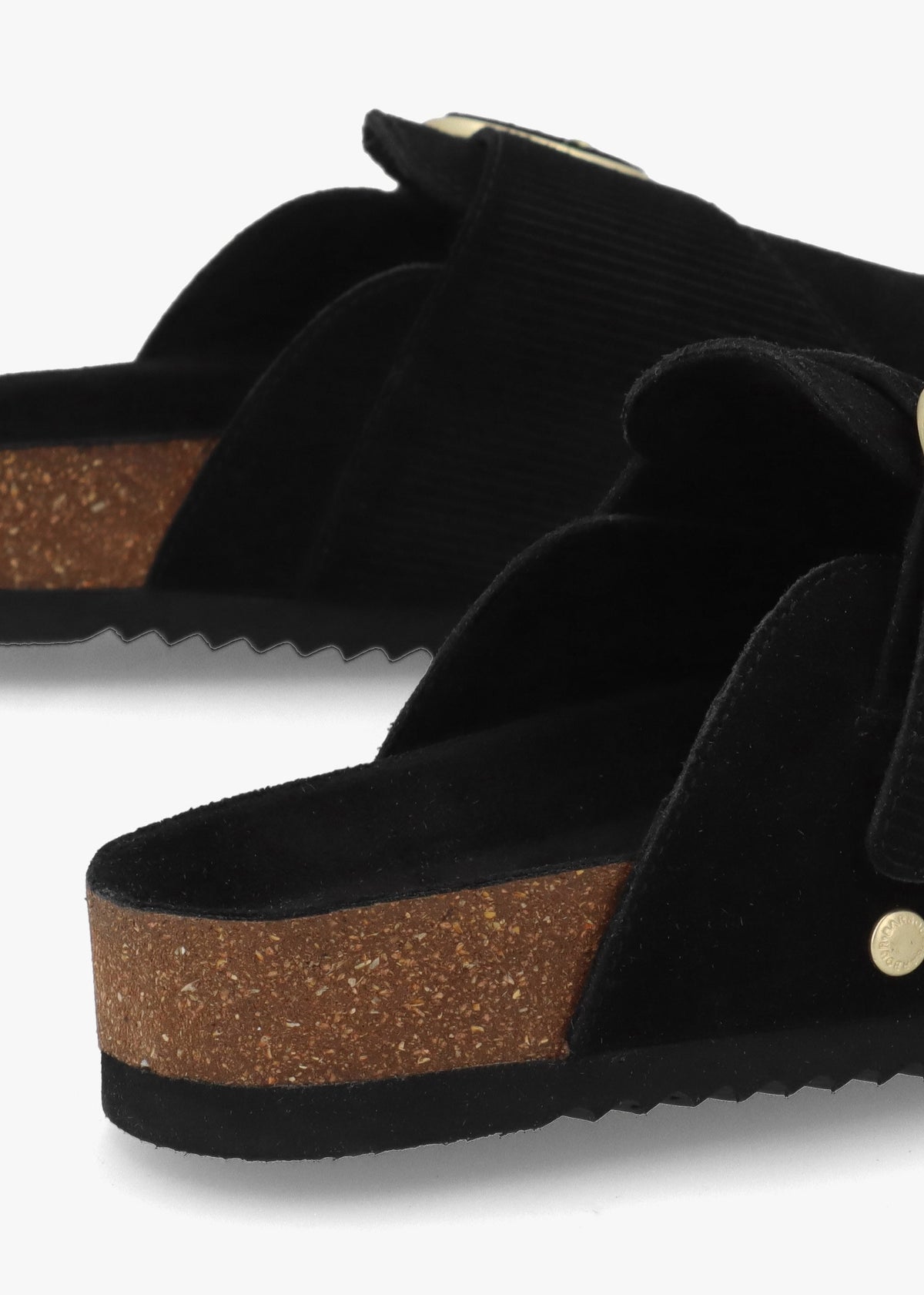 Kyra Black Closed Toe Sandals