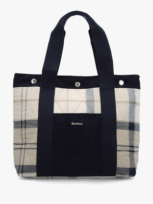 Healy Quilted Dress Indigo Tote Bag