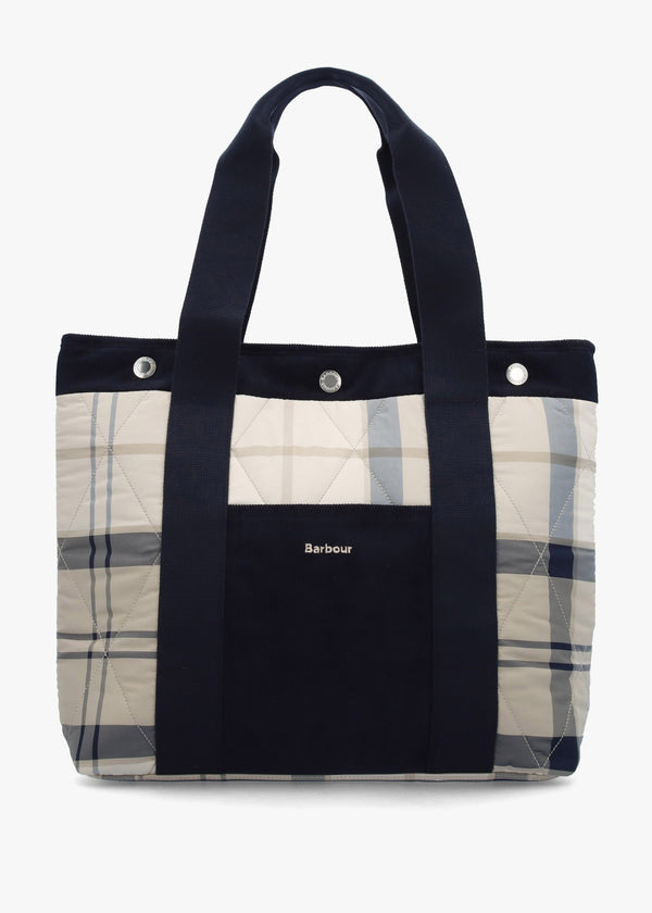 Healy Quilted Dress Indigo Tote Bag