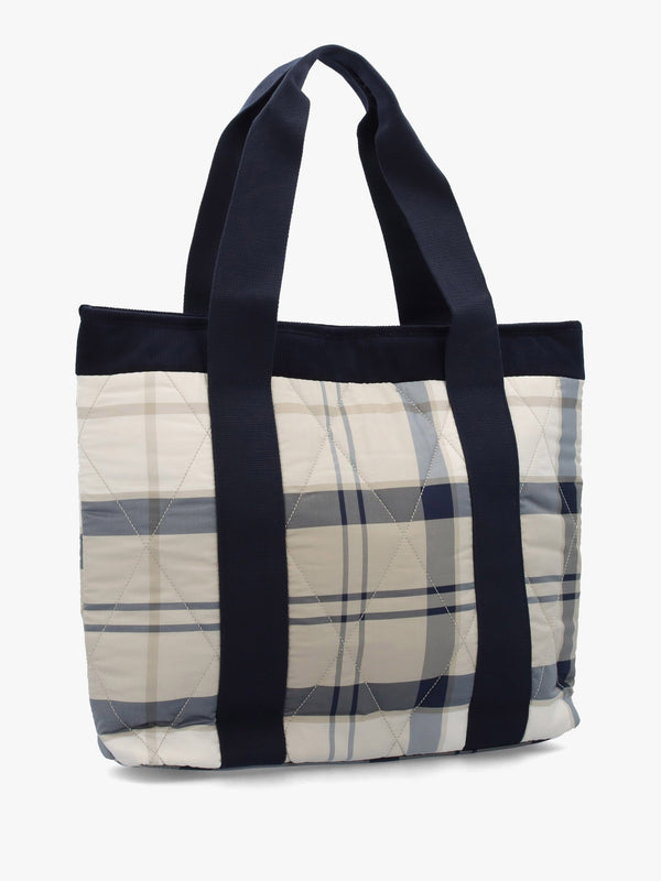Healy Quilted Dress Indigo Tote Bag
