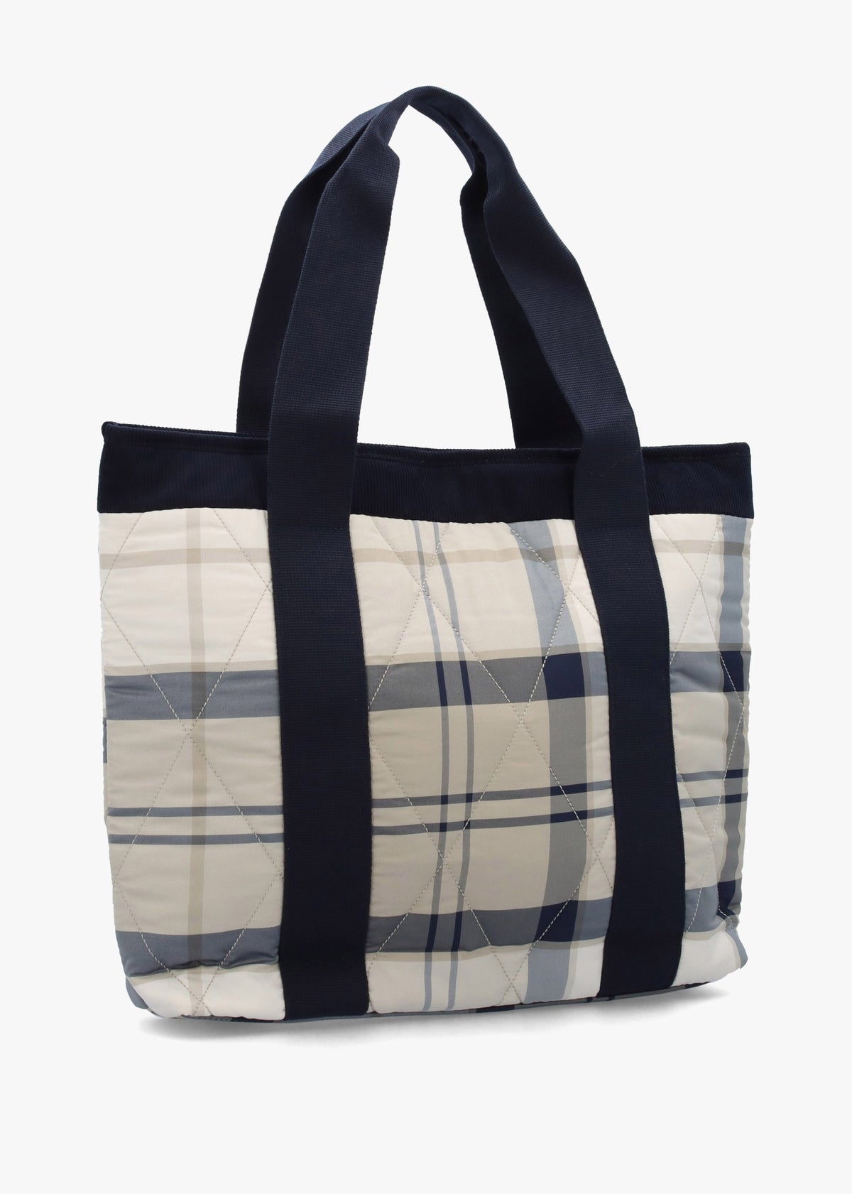 Healy Quilted Dress Indigo Tote Bag
