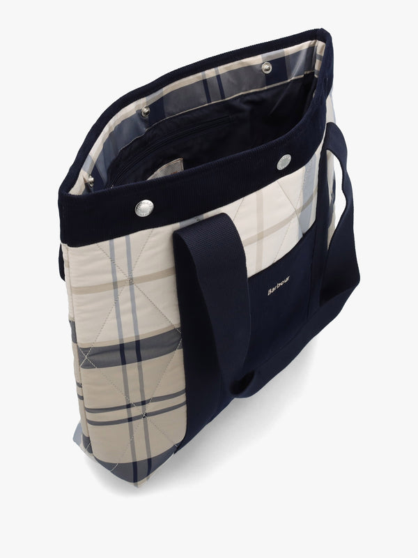 Healy Quilted Dress Indigo Tote Bag