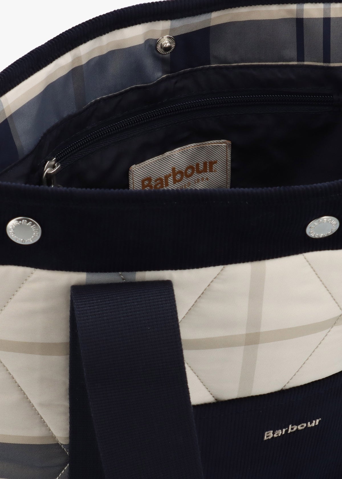 Healy Quilted Dress Indigo Tote Bag