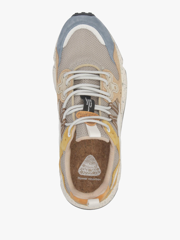 Men’s Yamano 3 Azure Stone Orange Suede & Nylon Trainers