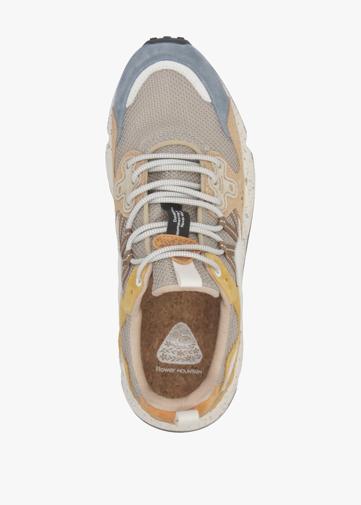Men’s Yamano 3 Azure Stone Orange Suede & Nylon Trainers