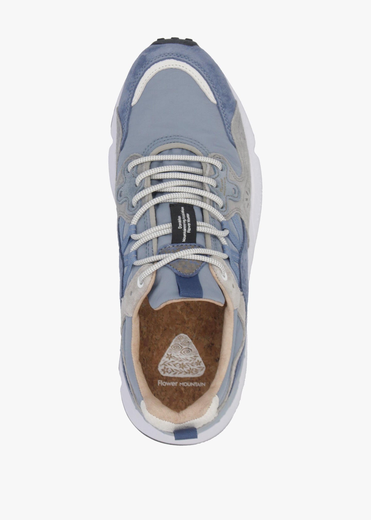 Men’s Yamano 3 Navy Blue Light Grey Suede & Nylon Trainers