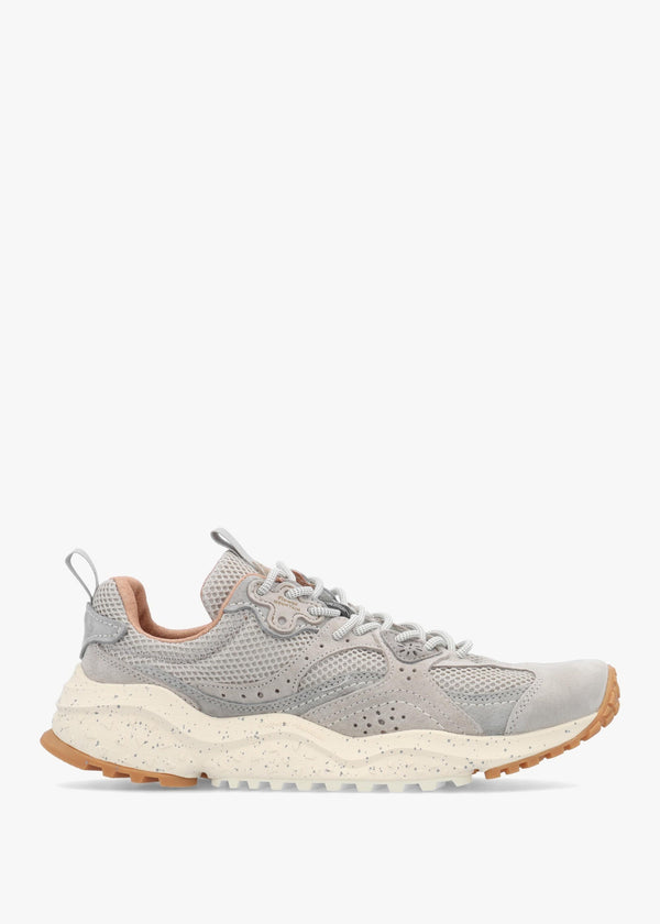 Men’s Wave Uni Light Grey Suede & Mesh Trainers