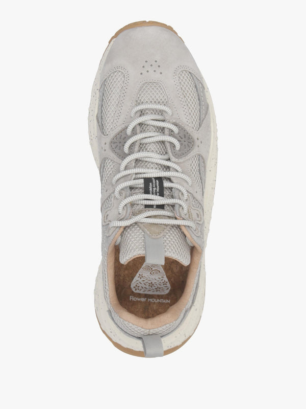 Men’s Wave Uni Light Grey Suede & Mesh Trainers