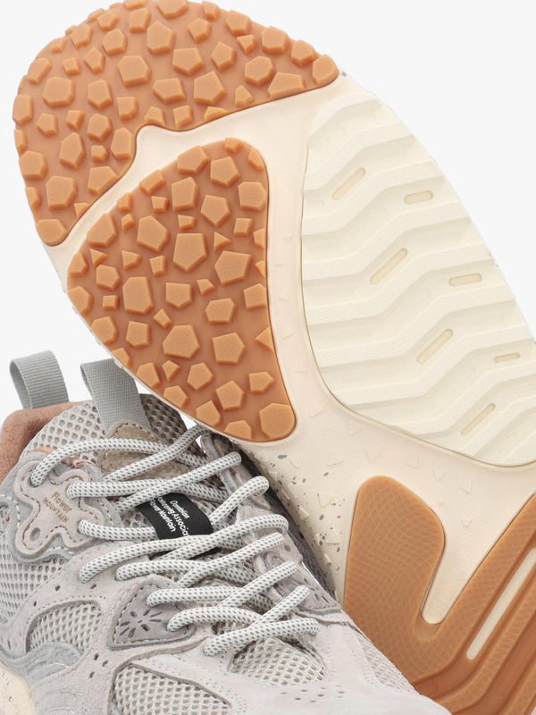Men’s Wave Uni Light Grey Suede & Mesh Trainers