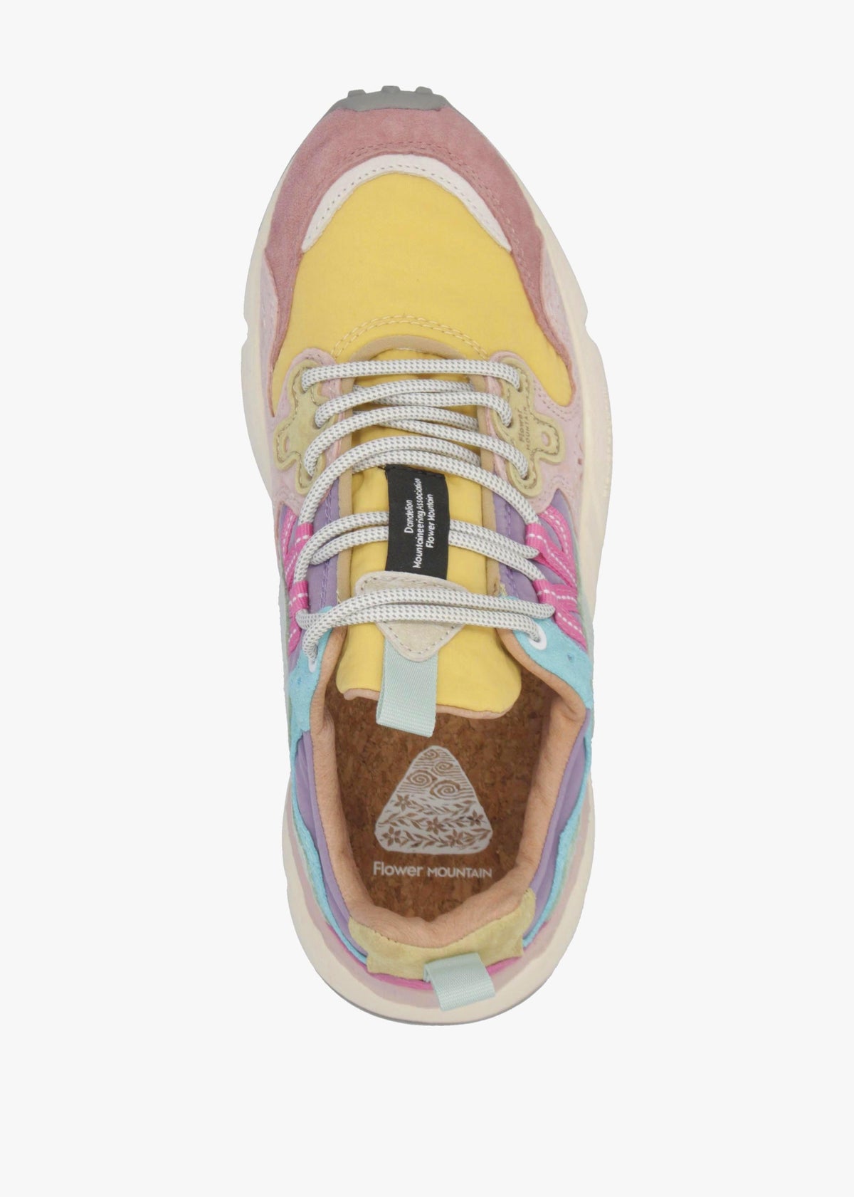 Women's Yamano 3 Pink Ocher Light Pink Suede & Nylon Trainers