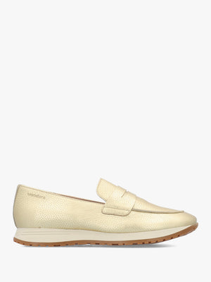 Towanda Platino Leather Loafers