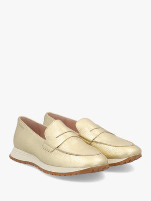 Towanda Platino Leather Loafers